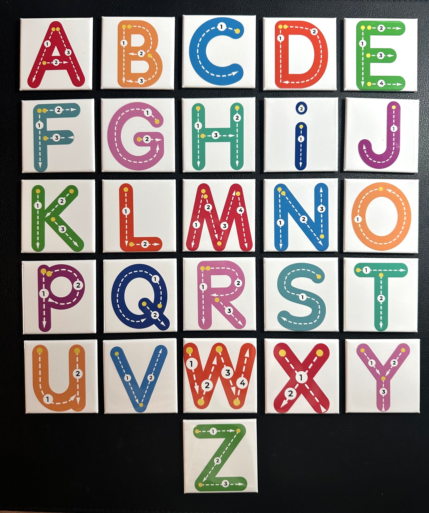 Tracing Alphabet Letters - 2x2"
