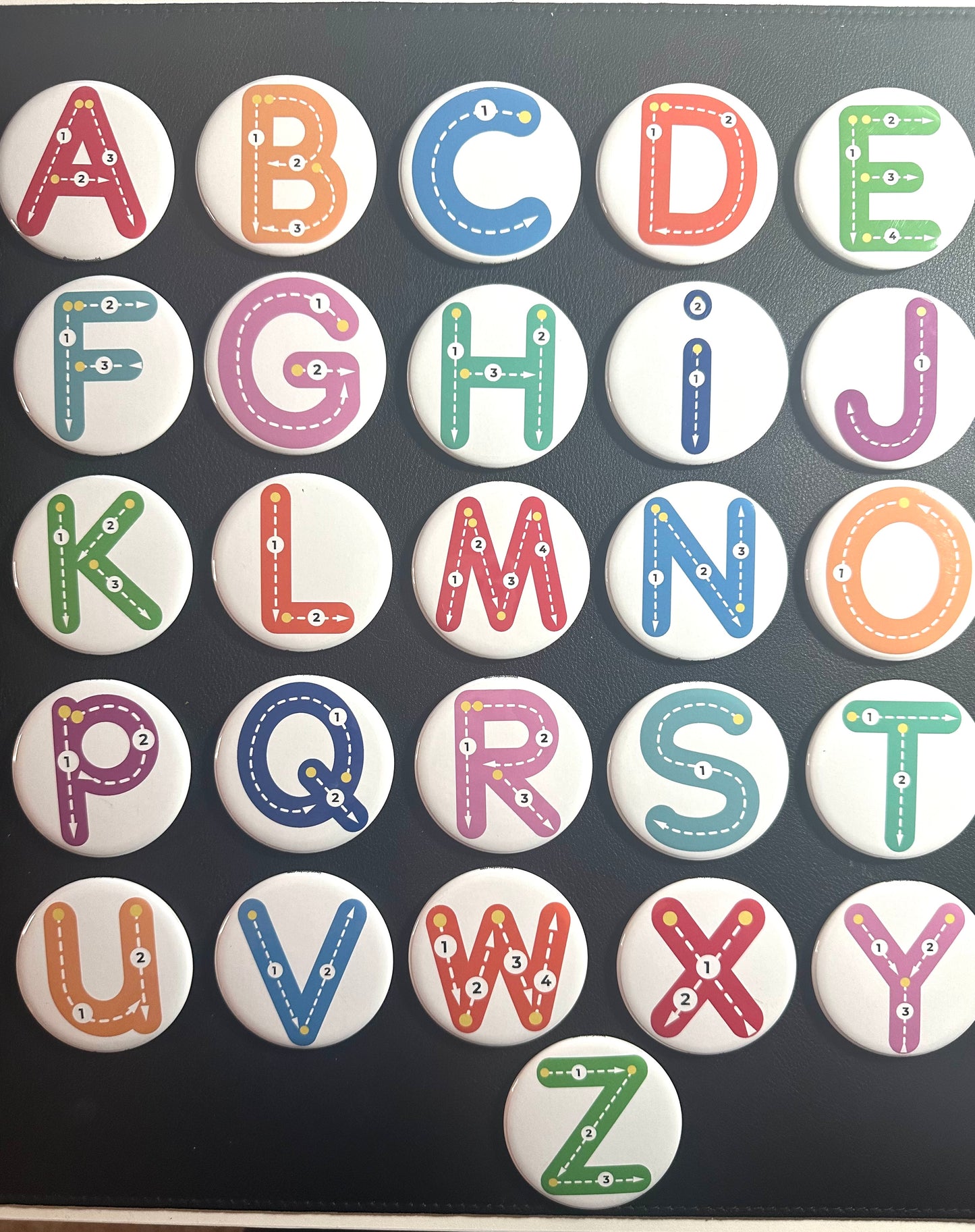 Tracing Alphabet Letters - 2x2" and 2.25"